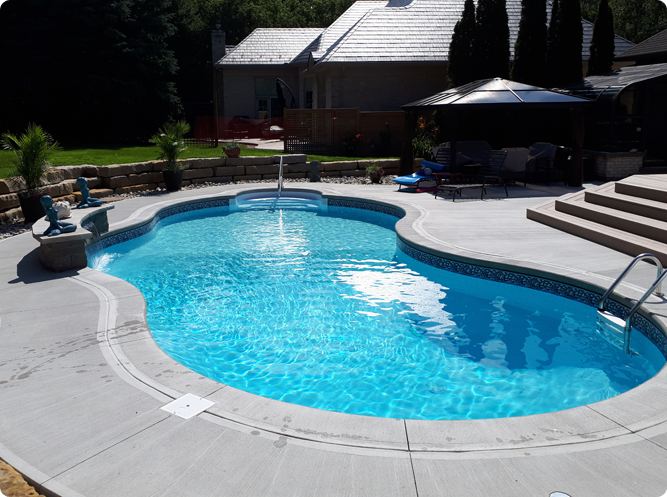 Residential swimming pool London Ontario